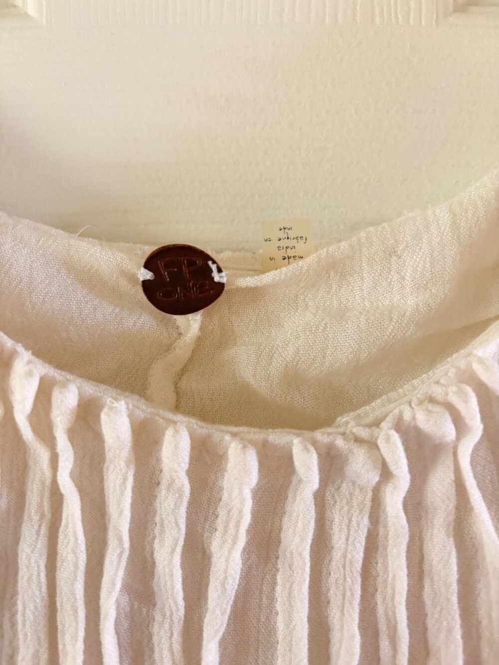 Free People One Beautiful Ivory Hailee Lace Maxi Beach Dress Medium - Picture 9 of 11